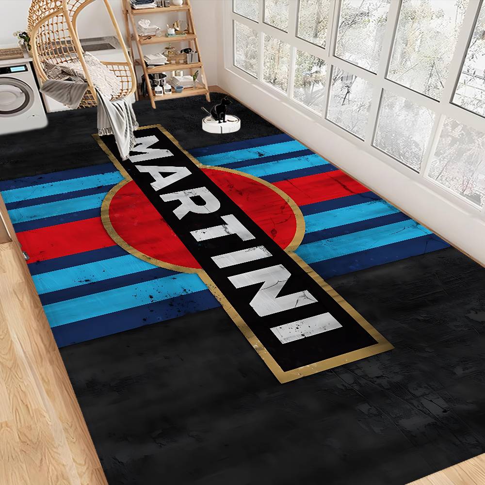 M-Martini Racing Floor Mat Anti-slip Absorb Water Long Strip Cushion Bedroon Mat Alfombra