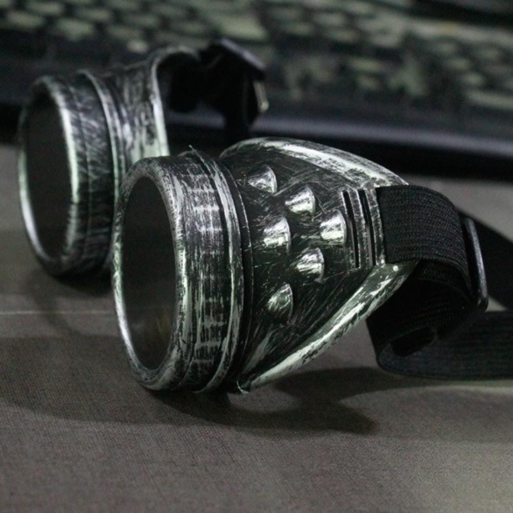 Vintage Steampunk Goggles Glasses Victorian Motorcycle Goggles New Cyber Goggles  for Men Women