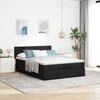 VidaXL Lit ottoman avec matelas noir 140x200 cm tissu 3311382
