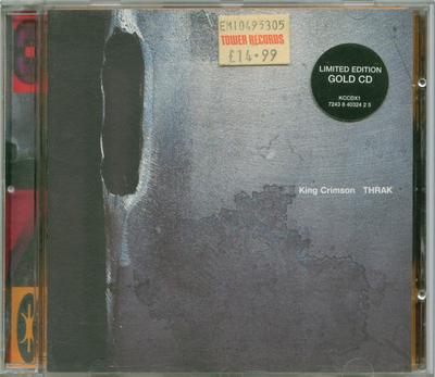 CD KING CRIMSON - Thrak 724384032425 Discipline Glob 1995 Великобритания Рок Б/у