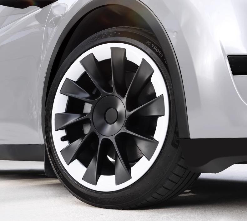 Tesla Model Y 20" Колпак колесного диска Cyclone – Матовый черный защитный аксессуар