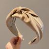 Solid Hair Claw Sweet Bow Braided Headband Fashion Hair Band  Girls Accessories