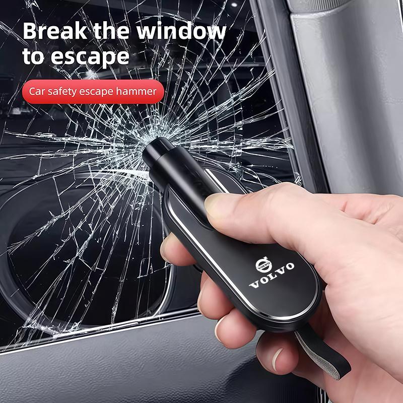 Car Safety Hammer Auto Emergency Glass Window Breaker Tools For Volvo XC60 XC40 V60 V40 XC90 XC70 V50 S60 V70 S90 AWD S80 T6 V90