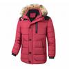 Winter Cotton Men's Coat Thickened Winter Jacket Large Velvet Hooded Coat