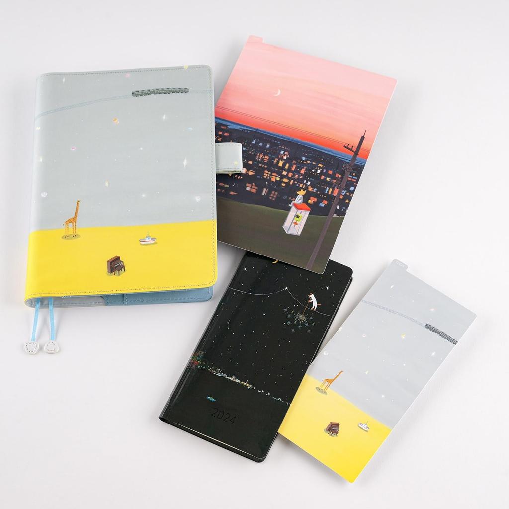 Hobonichi Techo Cousin Underlay, Hiroko Kubota “Counting Lights”