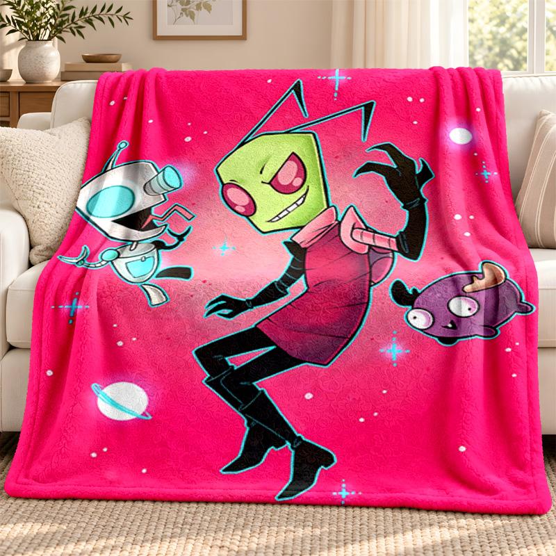 Gir blanket Flannel Blanket Soft Cozy Plush Throw for Sofa Bed Lightweight Home Decoration Outdoor camping