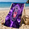 Toul-ouse Crest Design Beach Towel Microfiber Beach Towel, Lightweight and Quick-Dry, for Summer Travel, Swimming Pool Fan Birthday Gift