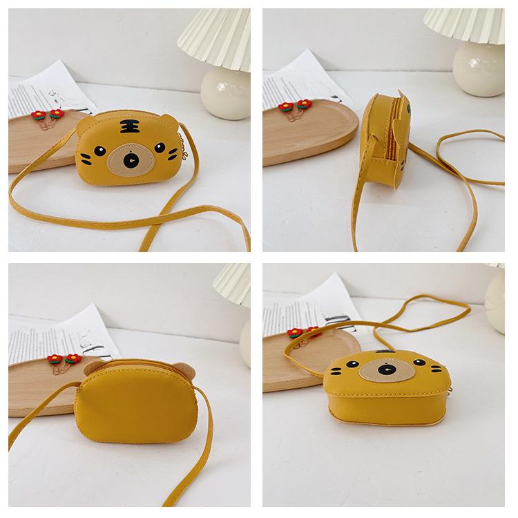 Цельнокроеные рюкзаки Kawaii для маленьких девочек, маленькая милая сумка-мессенджер с мультяшными животными для малышей, уличная портативная сумка для монет