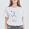 Hip Hop Little Prince Women T-Shirt Summer Cute Top Female T Shirt Harajuku Streetwear O-Neck Casual Clothing Ladies Tee Shirts