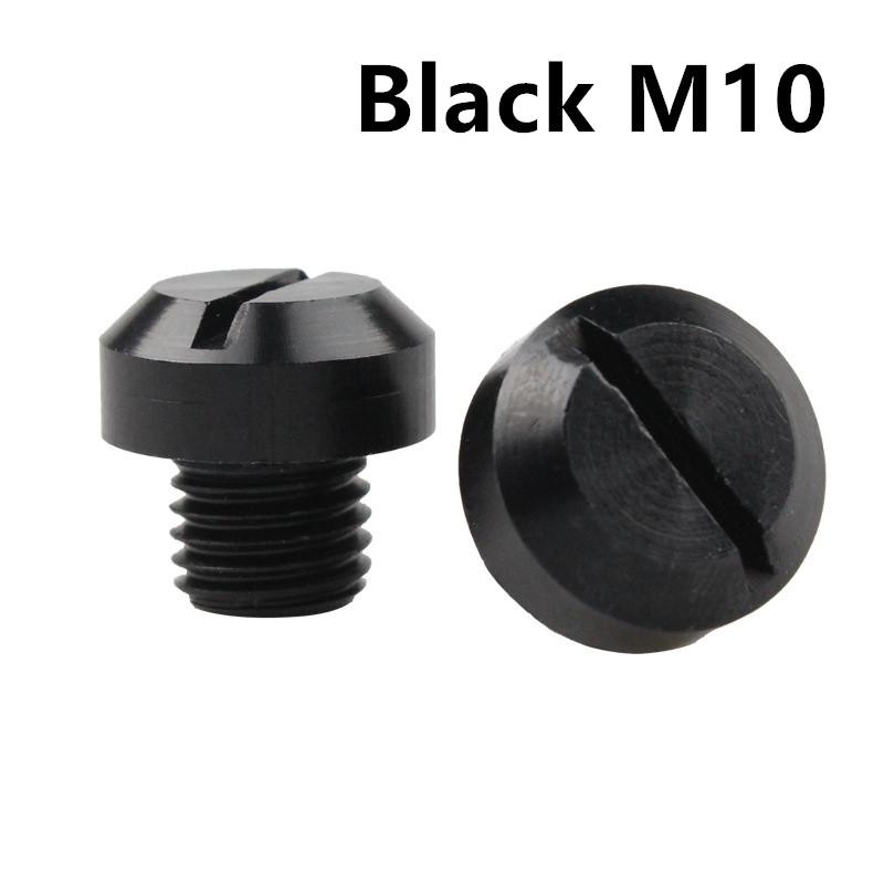 2Pcs Anti-Rust Motorcycle CNC Aluminum M10 Rear View Mirror Hole Plugs Screws Rearview Mirror Holder Motorcycle Accessories
