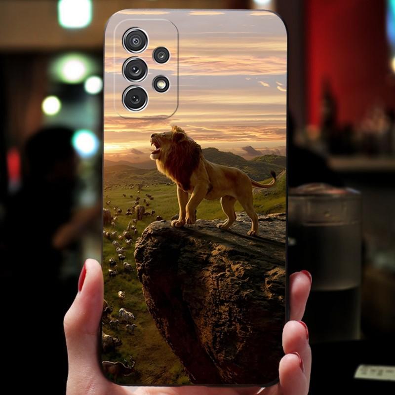 Чехол для телефона с изображением льва для Samsung Note Galaxy 8 9 20 10 Pro Plus Ultra M20 M31 M40 M10 J7 J6 Prime, задняя крышка