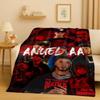 New Anuel AA Real Hasta La Muerte Rapper Flannel Blanket,Ultra Soft Warm Plush Throw for Home Bedroom Bed Sofa Cover Kids Picnic