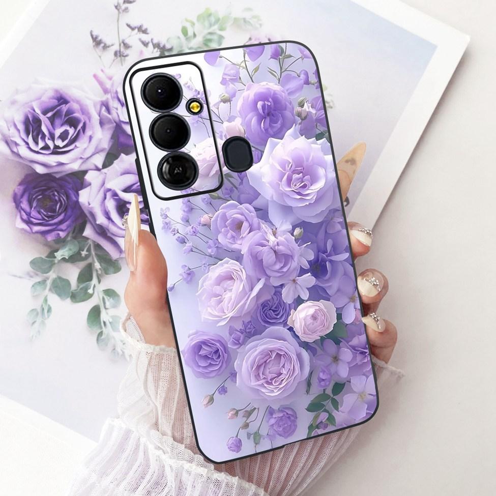 Чехол для телефона Tecno Pop 6 Go Чехол BE6j Силиконовый Милый Кот Модный Забавный Расписной Корпус Для Tecno Pop 6 Go