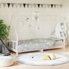VidaXL Bed Frames for Children, Single Bed with Slatted Base, Bedroom Furniture, Scandinavian, White 90x200 Cm 834454