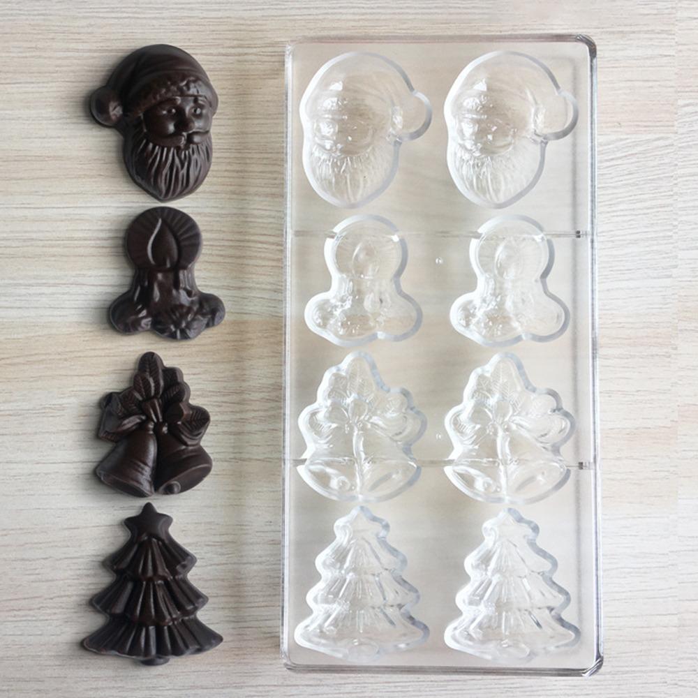 Прозрачные шоколадные формы 3D Candy Mold Выпечка Инструменты Мини-форма для печенья Главная