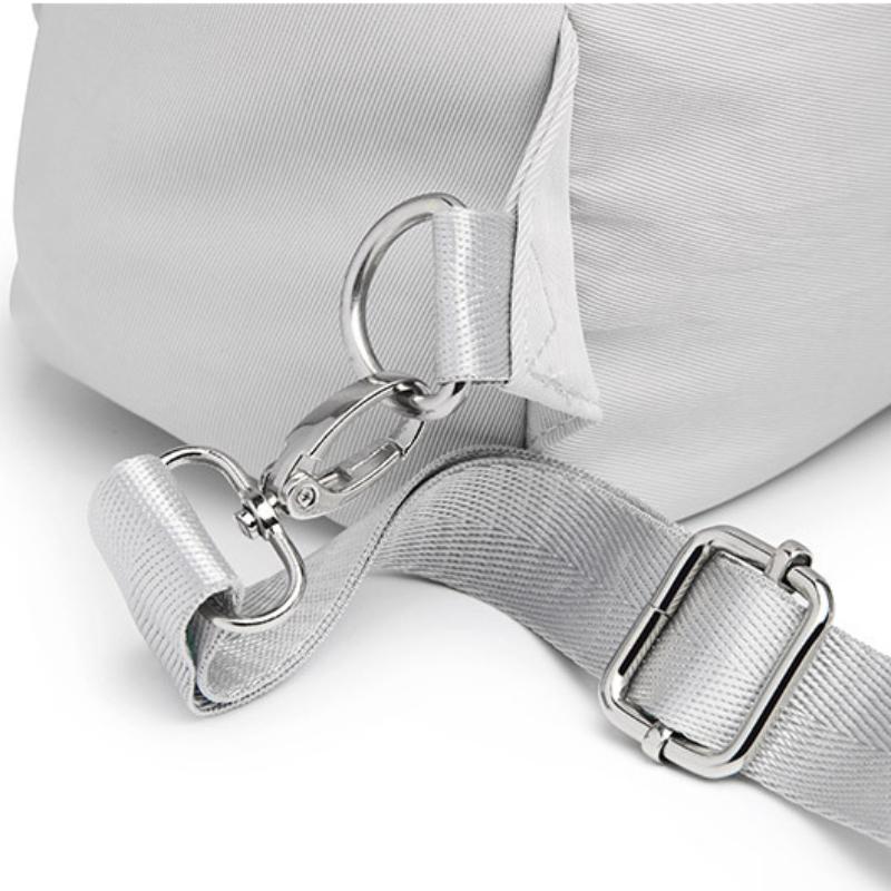 Новая модная женская сумка через плечо, простой стиль, повседневный рюкзак для ноутбука большой емкости, чистый цвет