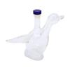 3D Sculpted Vodka Bottle Wild Goose Wine Bottle Holder 300ml Glass Whiskey Bottle Container Transparent for Bar Home