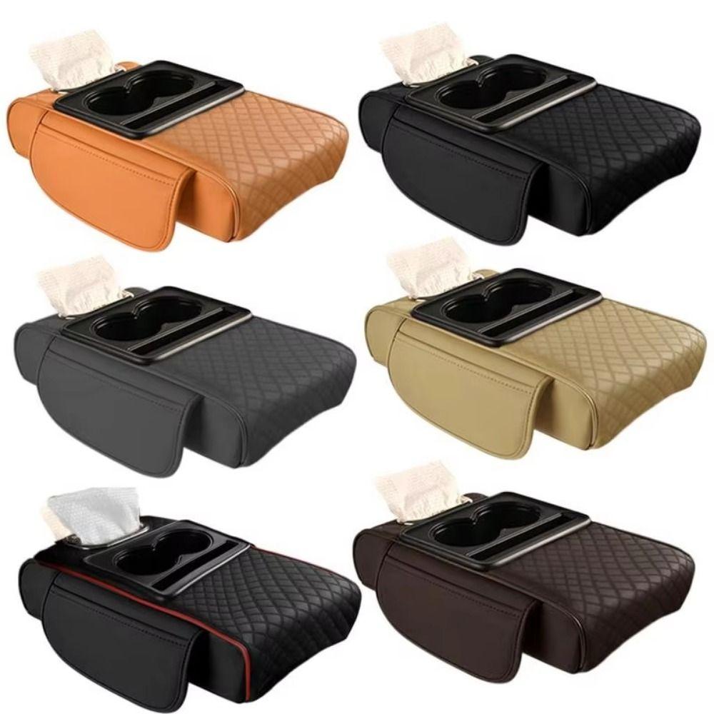 Side Storage Pockets Car Console Console Pillow Large Capacity Auto Armrest Cover Trucks