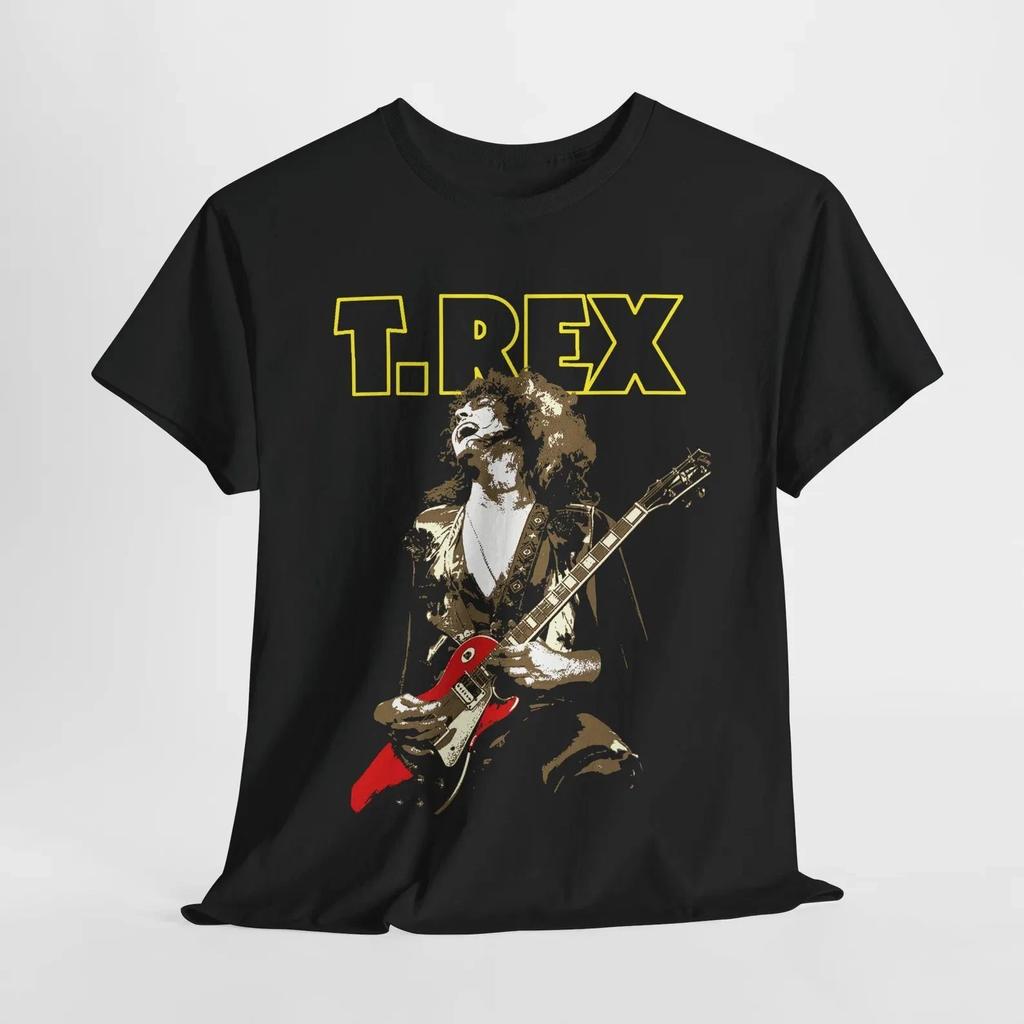 Футболка T.Rex 1972 World Tour Винтажная Глэм-рок Графическая футболка Топ для фаната Марка Болана
