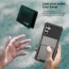 For Samsung Galaxy A54 5G TPU+PC Phone Case Cellphone Flip Card Holder Protective Shell