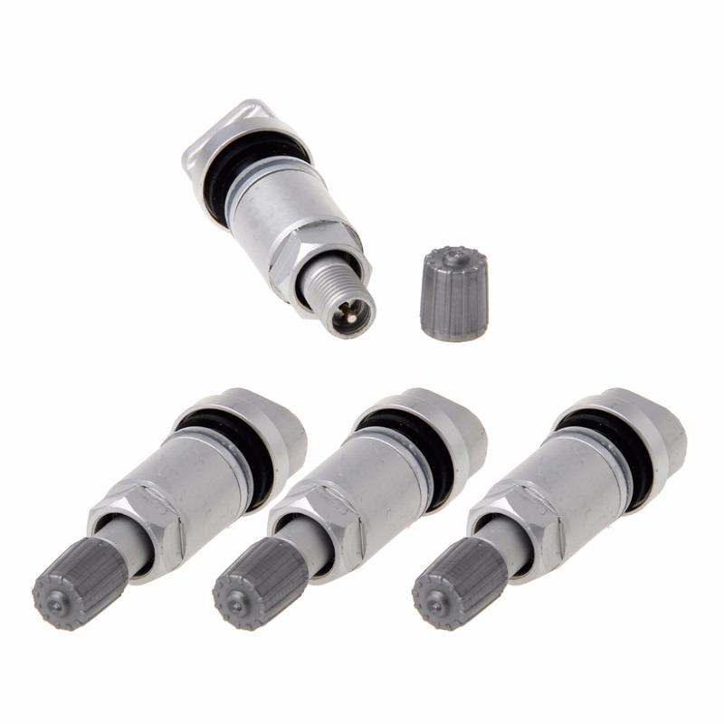 4Pcs TPMS System Tyre Tire Pressure Sensor Valve Stem Repair Kit Fit For Peugeot 407 407SW