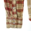 KENNINGTON 70s 80s vintage check Long sleeve Western shirt L Brown Men's Used