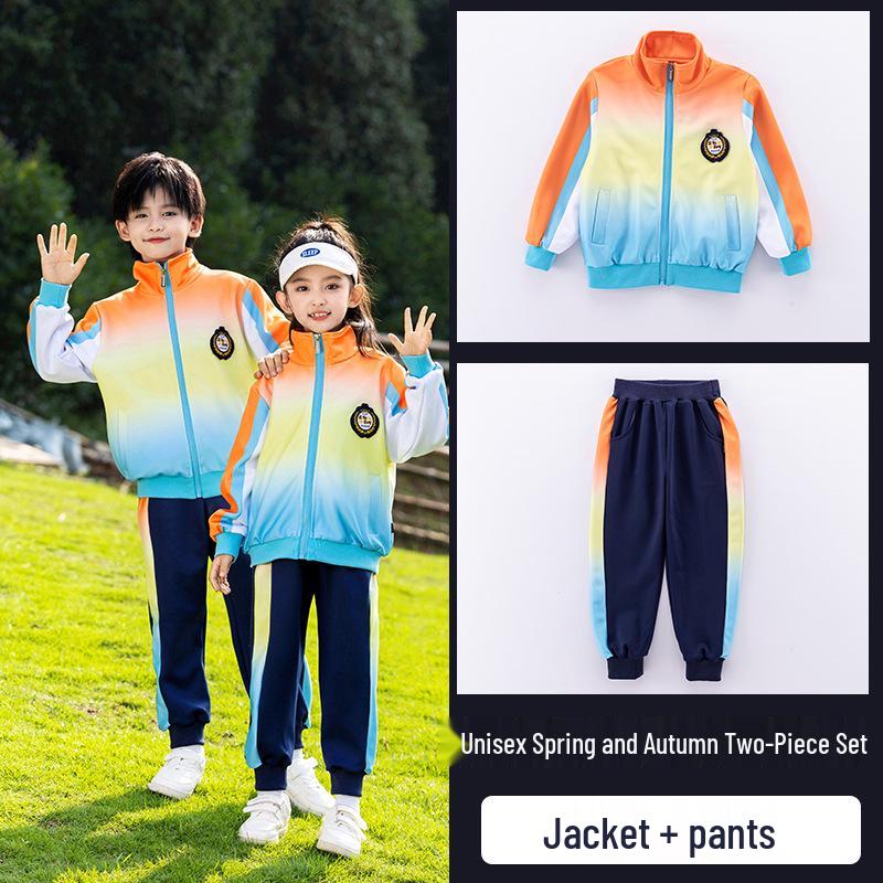 Детский комплект школьной и спортивной формы в стиле колледжа из трех предметов