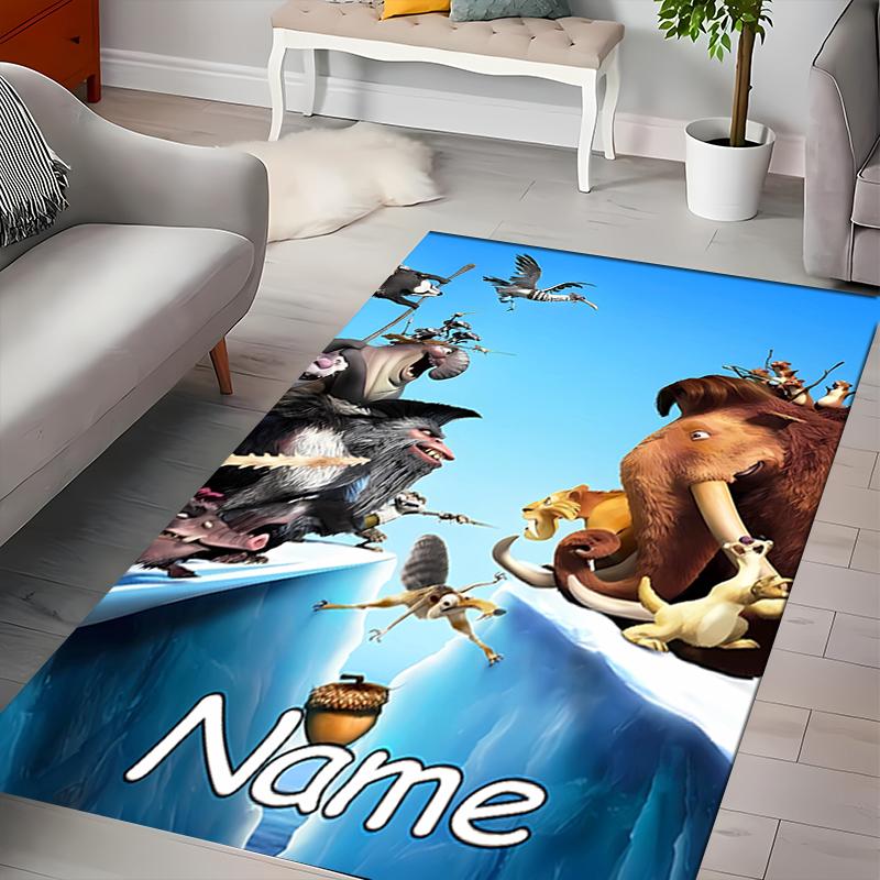 Custom personalization Ice Age Dawn of the Dinosaurs Area Rug - Perfect For Kitchen, Bathroom,Laundry Room Decor Large Size Available,Gift All Seasons