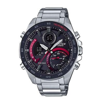 Смартфон, Tough Solar, Бизнес, Спорт, Нержавеющая сталь, Водонепроницаемые, CASIO Bluetooth, Совместимые, ECB-900DB-1A Хронограф, Календарь,