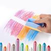 15Pcs Dustless Chalk Washable Colored Sidewalk Chalk with Chalk Holder Whiteboard Eraser for Chalkboard Blackboards