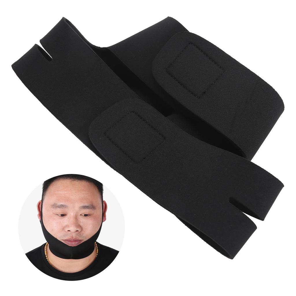 Эластичный тонкий бандаж для подтяжки лица V-образный женский пояс для подбородка и щек, массажный ремень для лица