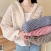 Autumn Winter Hooded Cardigan Zipper Sweater Women 2023 Korean Fashion Thick Coat Long Sleeve Loose Casual Knitted Sweater