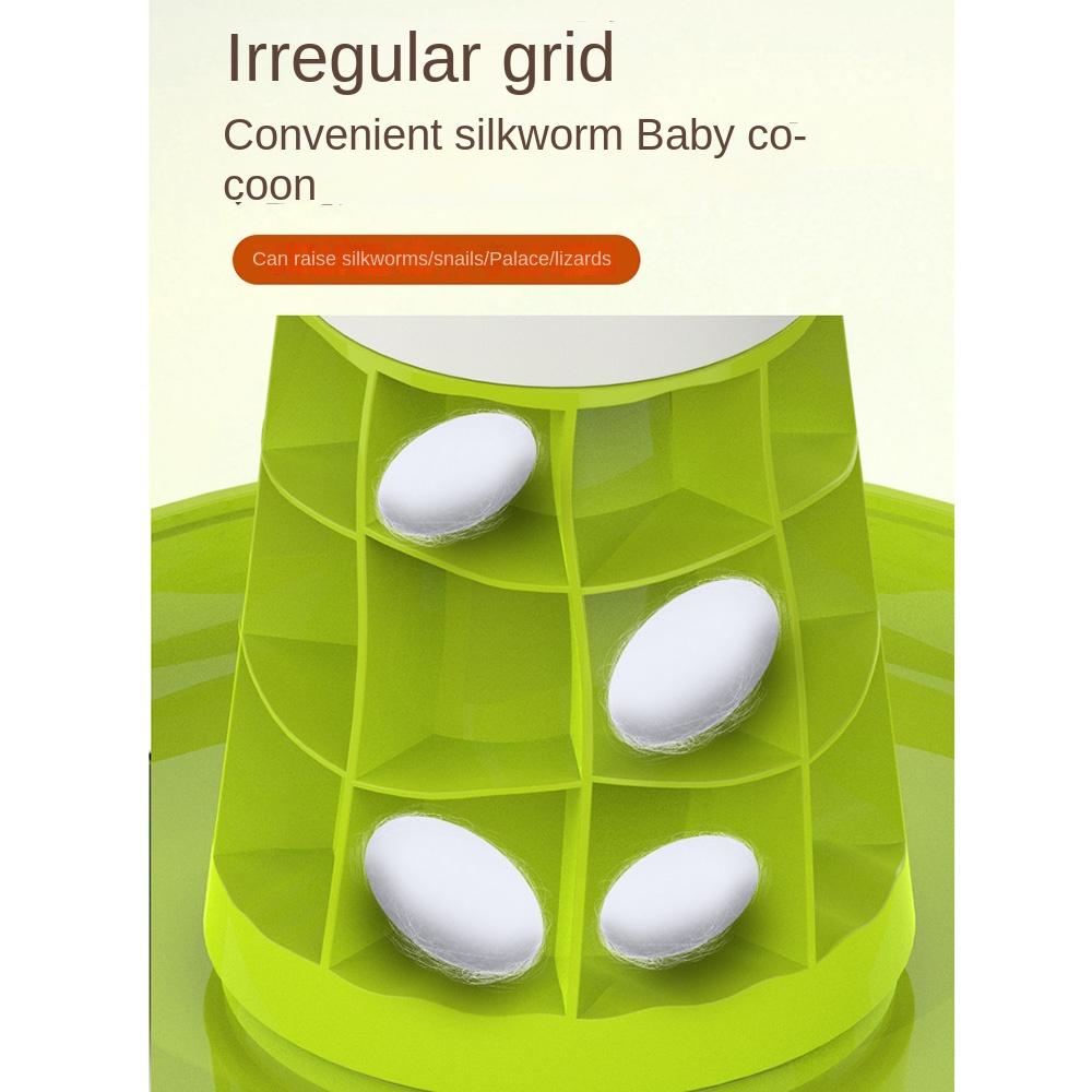 Breathable Snails Breeding Tank Removable Reptile Habitat Cage Mini Pet House Small Insect