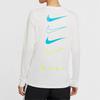 Nike Sportswear Long Sleeve Crew Neck T-Shirt Women Tops White CV9174-100