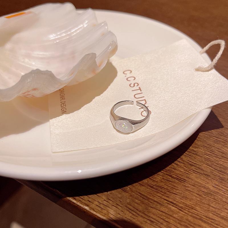 Модное кольцо на указательный палец в виде ракушки-русалки для женщин - стильное и универсальное, популярный стиль знаменитостей