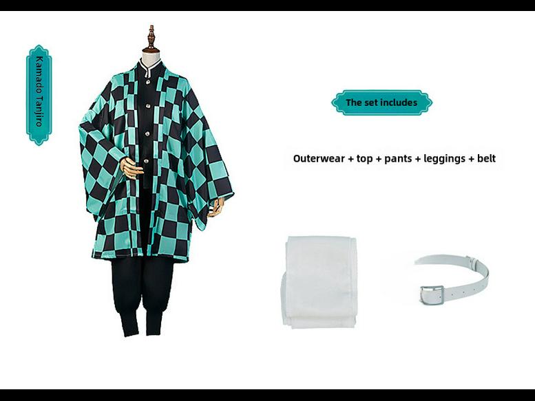 Костюм для косплея «Убийца демонов» для взрослых и детей: Танджиро, Незуко, Зеницу, Ниндзя-бабочка