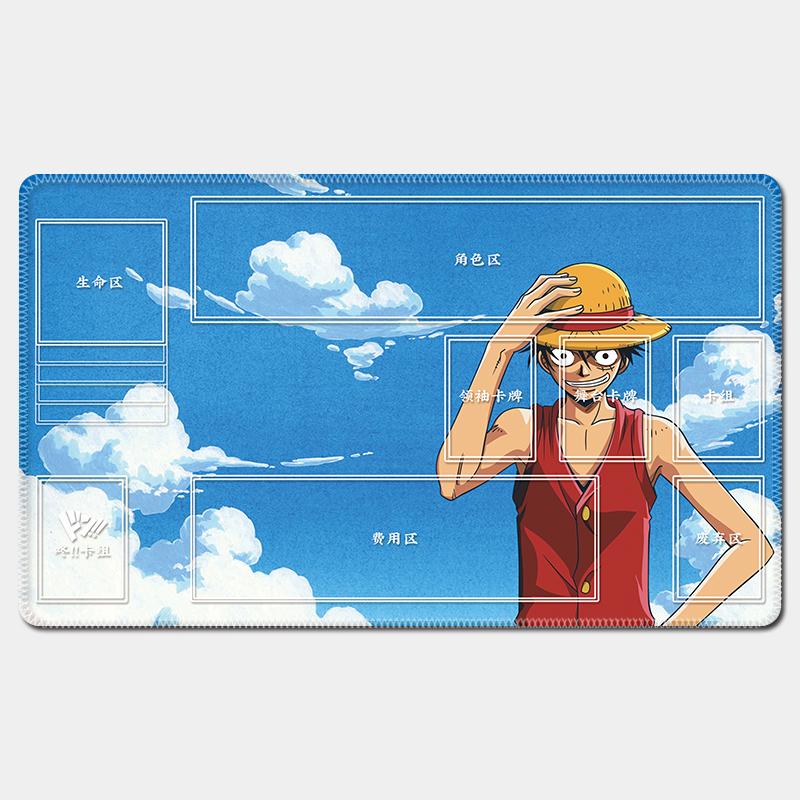One Piece Luffy Card Battle Table Mat Opcg Zoro Robin Ace Single Player Board Game Card Battle Mat Anime Gift
