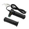 Plastic Electric Bike Throttle Grip Black E-Bike Speed Throttle  Handlebar Mount