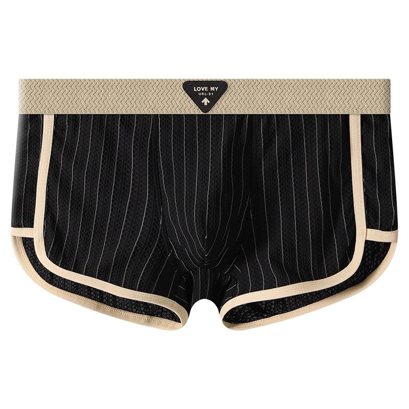 Полосатые боксеры мужские нижнее белье дышащие мужские боксеры Cuecas Masculinas боксерские шорты мужские трусы размер 3XL