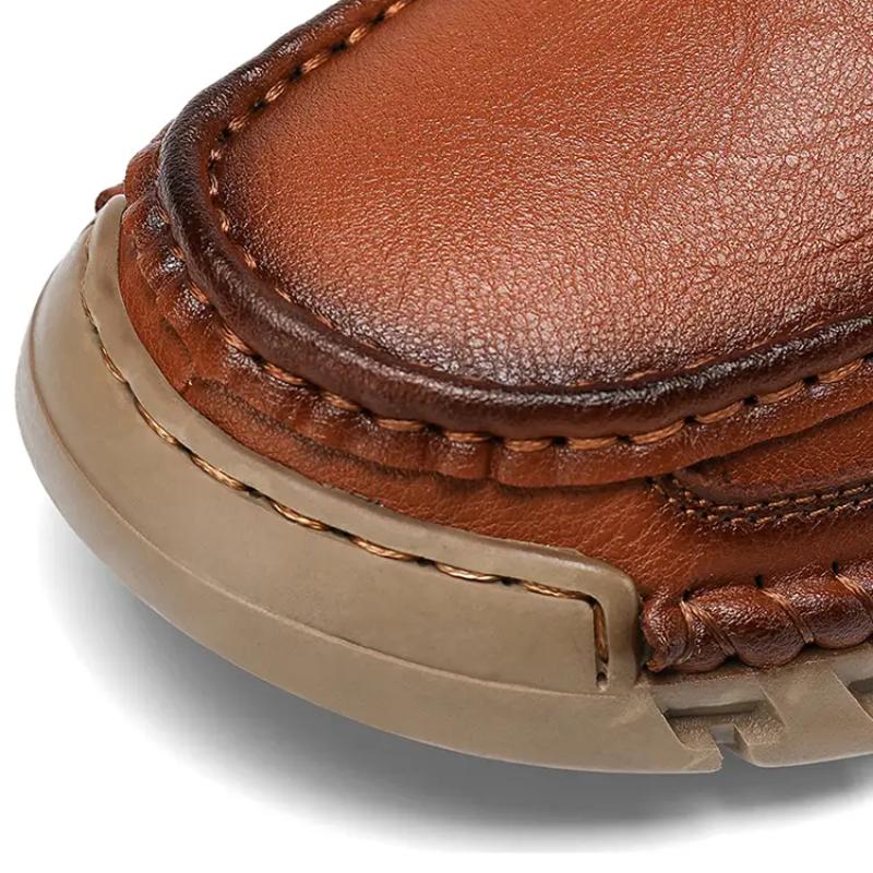 Новые мужские повседневные туфли ручной работы из кожи удобные мужские туфли качественные мокасины из спилка на плоской подошве мужские кроссовки