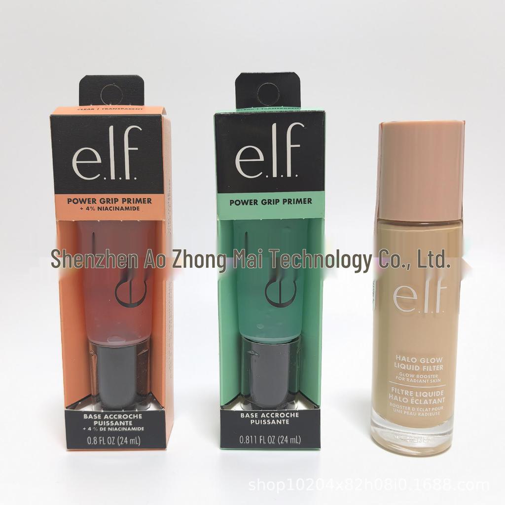 В наличии ELF Halo Glow Жидкий хайлайтер и праймер для тонального крема - Осветляющий, увлажняющий и альтернатива покрытию