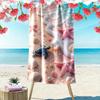 Sea Turtle and Starfish Beach Theme Towel Beach towel quick-drying for travel outdoor sports jogging beach and swimming