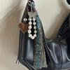 Pearl Bag Pendant Cowboy Ribbon Bag Charm Y2K Style Love Heart Pendant  Fashion Accessories