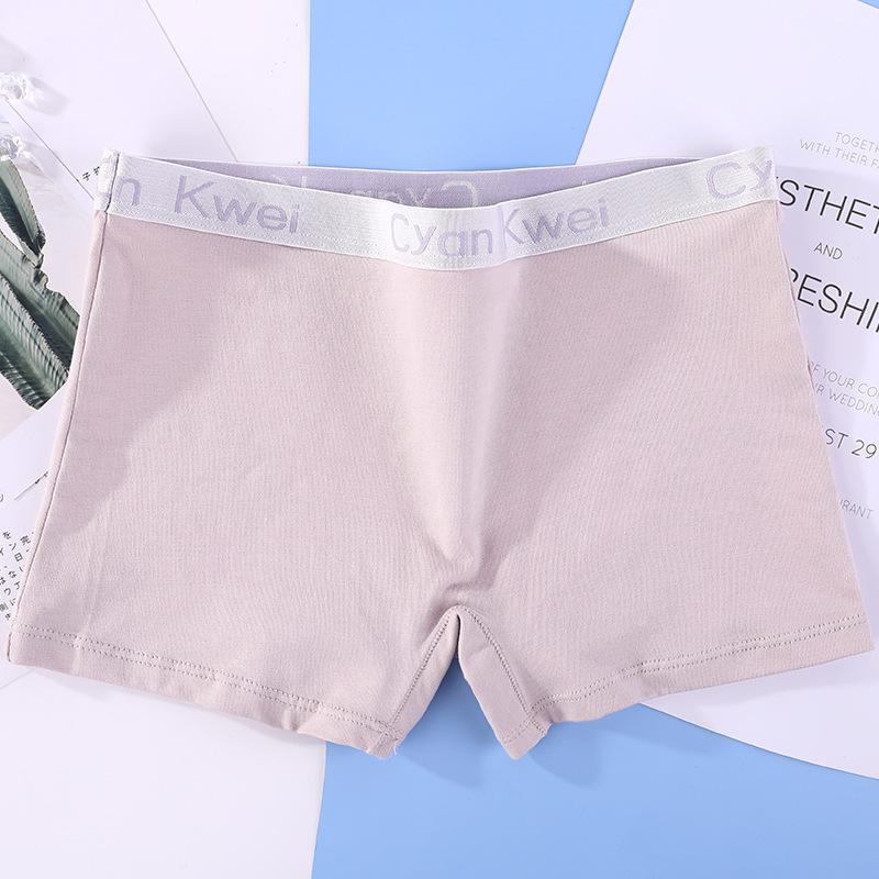 Women's Boxer Briefs Cotton Girls' Underwear Student Plus Size Boxer Shorts
