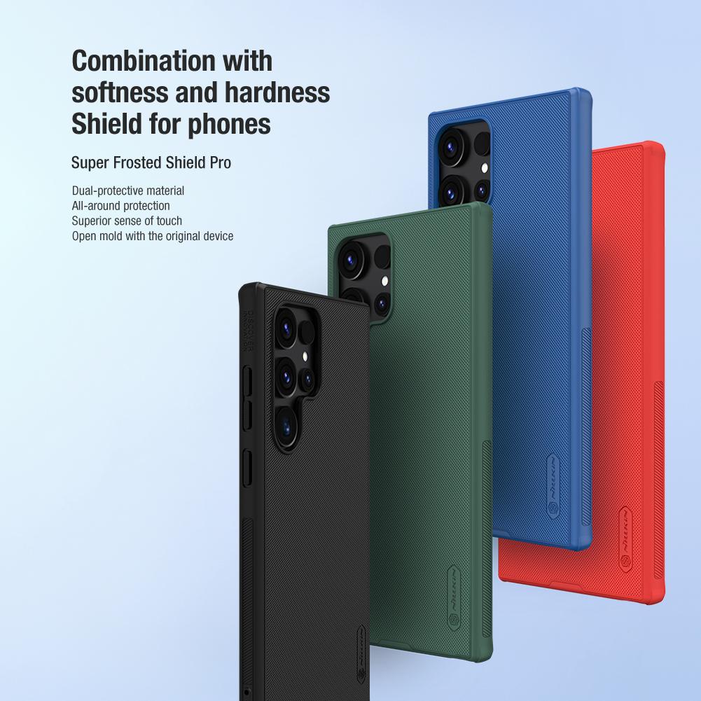 NILLKIN For Samsung Galaxy S24 Ultra Case Super Frosted Shield Pro Ultra-Thin Hard PC Protection Back Cover