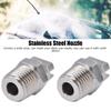 2pcs Stainless Steel Stainless Steel Sprayer 65 Degree Wide Coverage Sprayer Fan Nozzle  Rain Test