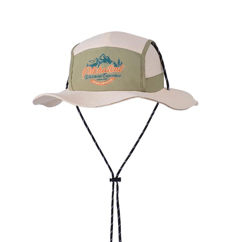 Children's hats spring and summer outdoor sunscreen hats boys and girls big brim sun hat quick-drying waterproof thin bucket hat