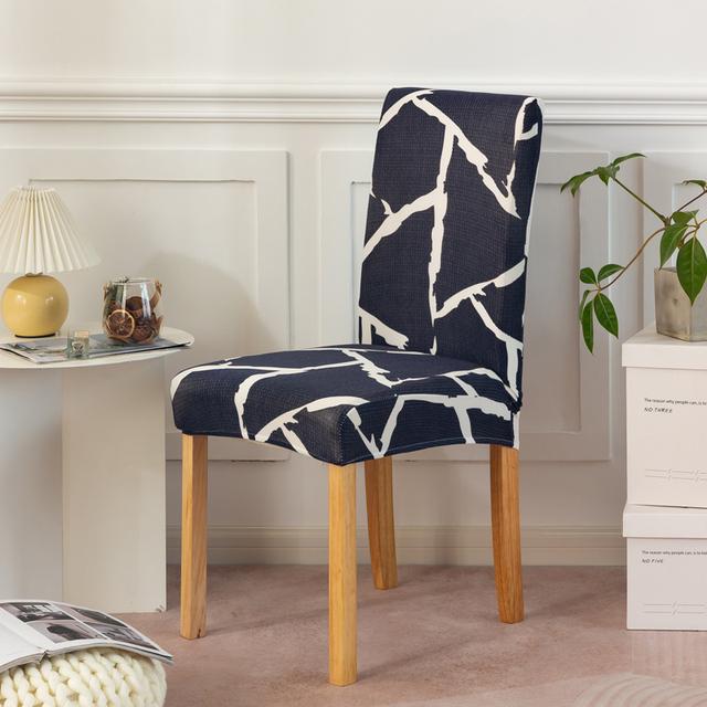 Чехлы для стульев Nordic Stretch, чехлы для стульев для столовой, спандекс, эластичные чехлы для офисных сидений, для ресторанов, банкетов, отелей, домашнего декора