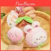Keychain Whimsical Peach Plush Pendant Adorable Gift For Girls And Friends