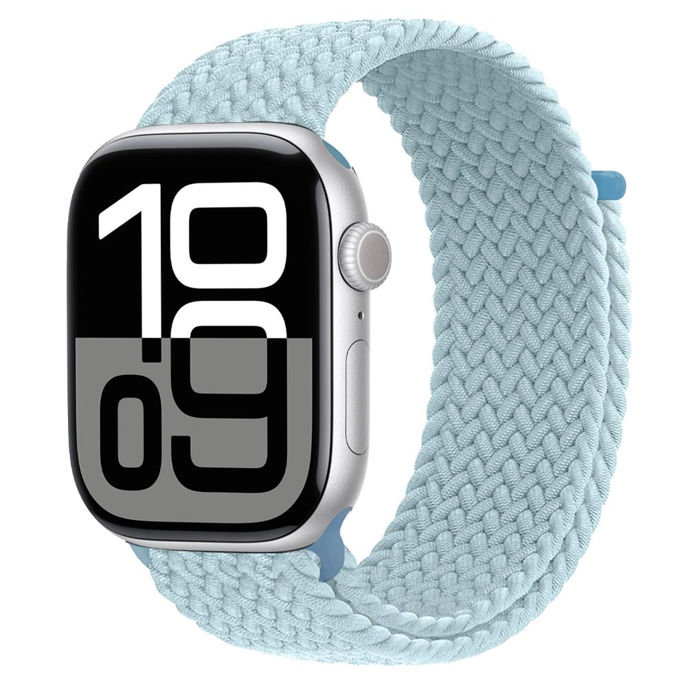 Плетеный ремешок для Apple watch 10 11 Ремешки 46мм 45мм ultra2 49мм 44мм 40 41мм 42мм correa bracelet iWatch series 9 8 7 3 5 4 se 6